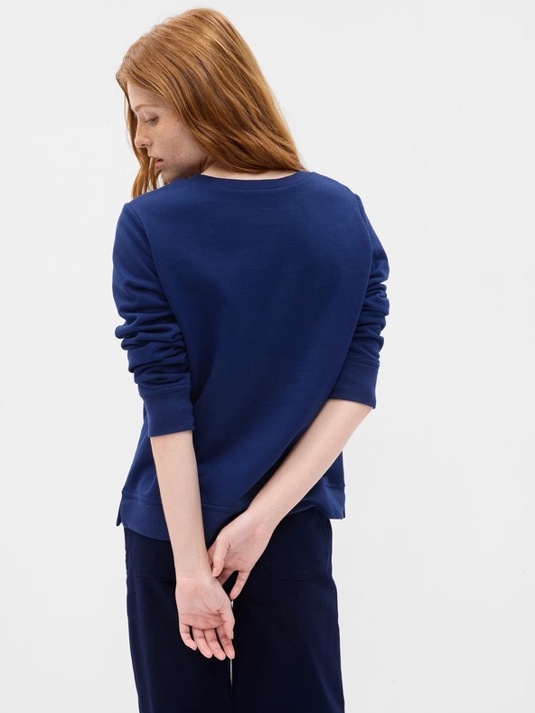 GAP Sweatshirt mit metallischem Logo GAP