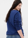 GAP Sweatshirt mit metallischem Logo GAP