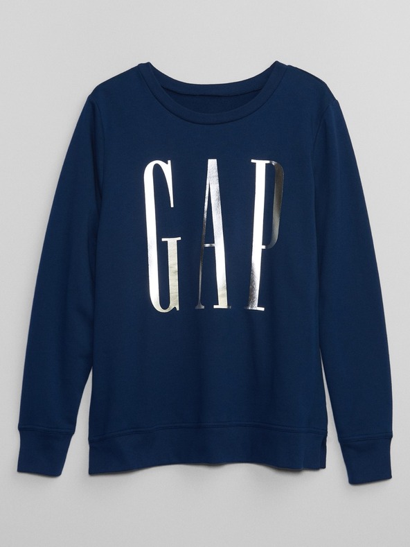 GAP Sweatshirt mit metallischem Logo GAP