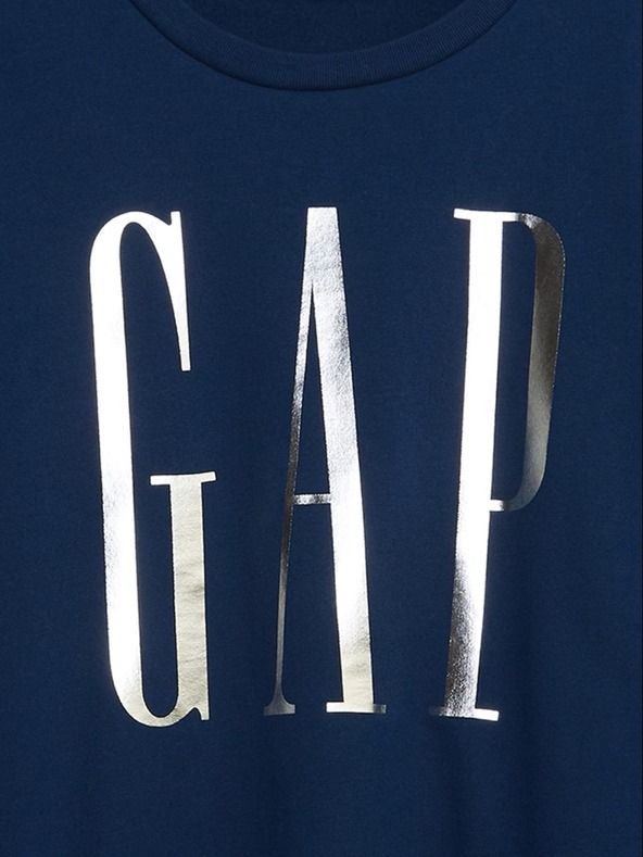 GAP Sweatshirt mit metallischem Logo GAP