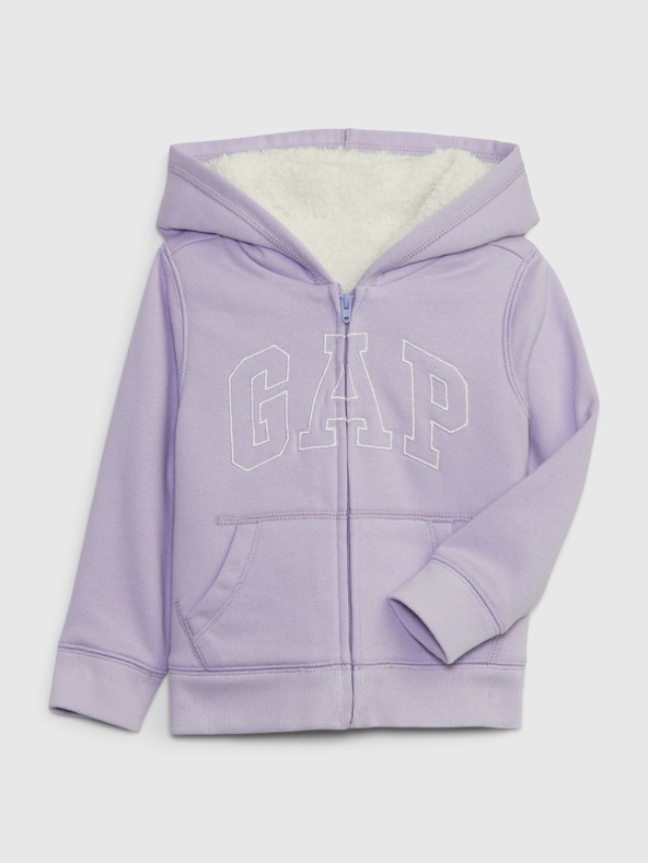 GAP Baby gefüttertes Sweatshirt mit Logo GAP