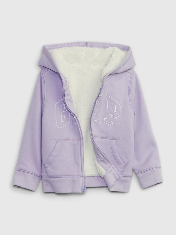 GAP Baby gefüttertes Sweatshirt mit Logo GAP