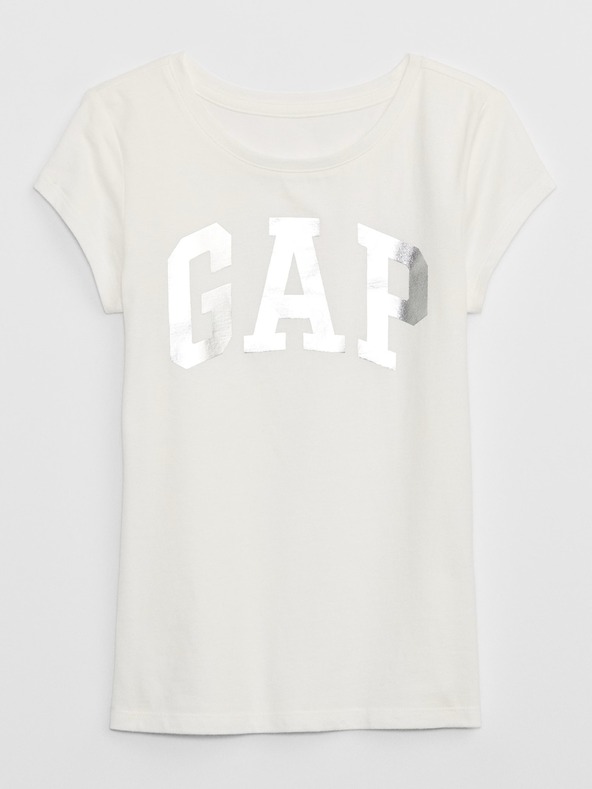GAP Kinder T-Shirt mit metallischem Logo GAP