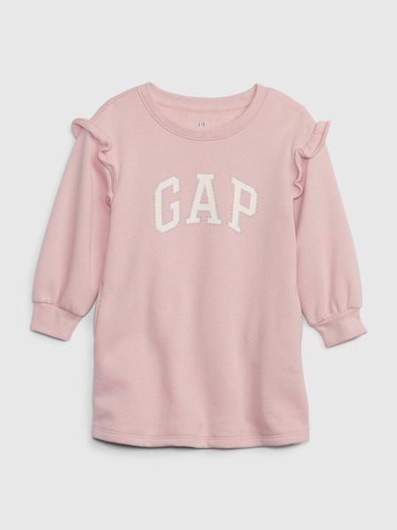 GAP Baby Sweatshirt-Kleid mit Logo GAP
