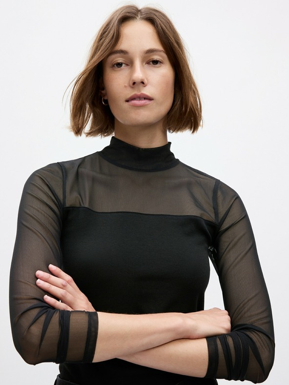 GAP Transparentes langärmeliges Top GAP