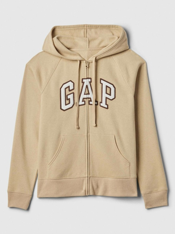 GAP Sweatjacke mit Logo und Fleece GAP