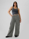 GAP Damen Baggy Khaki Cargohose mit Taschen GAP