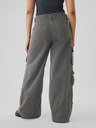 GAP Damen Baggy Khaki Cargohose mit Taschen GAP