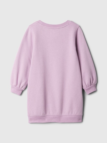 GAP Baby Sweatshirt-Kleid mit Logo GAP