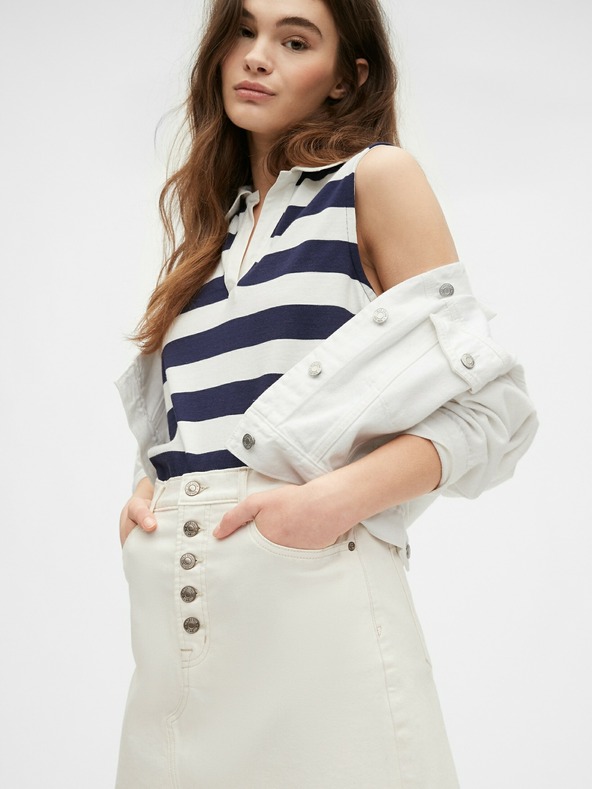 GAP Jeansrock mit Knöpfe GAP