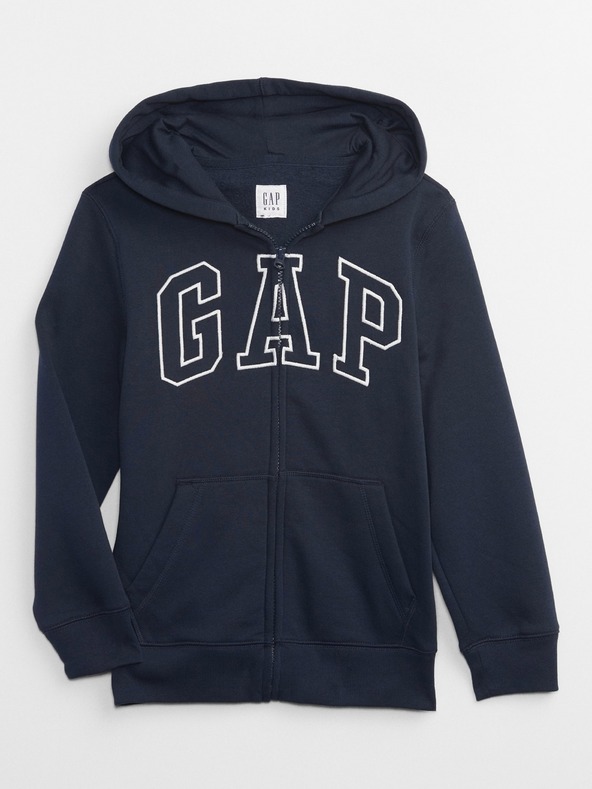 GAP Jungen-Sweatjacke mit GAP Logo