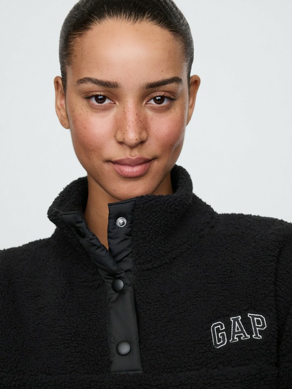 GAP Oversize-Sherpa-Sweatshirt GAP