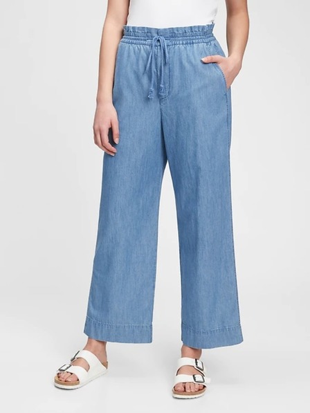 GAP High Rise Chambray Wide-Leg Hose von GAP