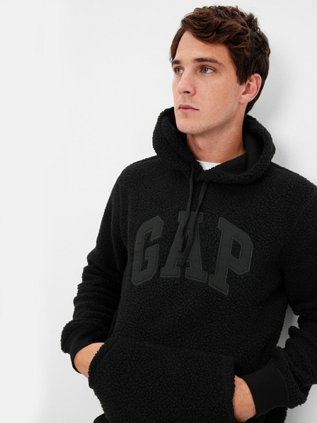 GAP Sherpa Sweatjacke mit Logo GAP