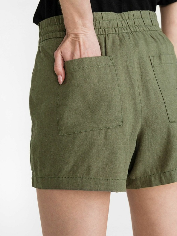 GAP Leinen Shorts mit elastischem Bund Utility GAP