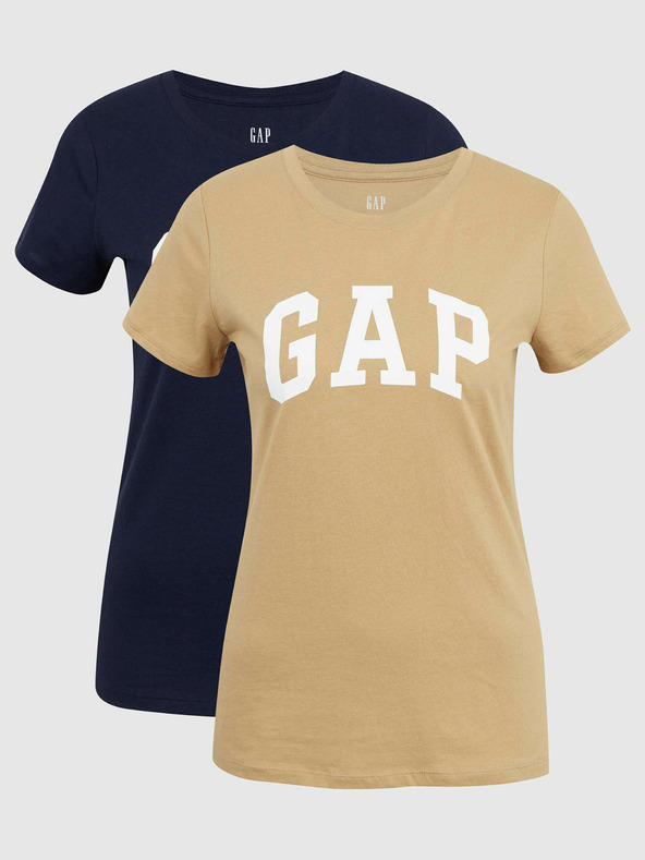 GAP T-Shirts mit GAP Logo, 2 Stück