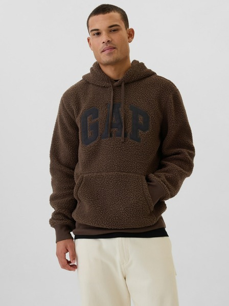 GAP Sherpa Sweatshirt Logo GAP