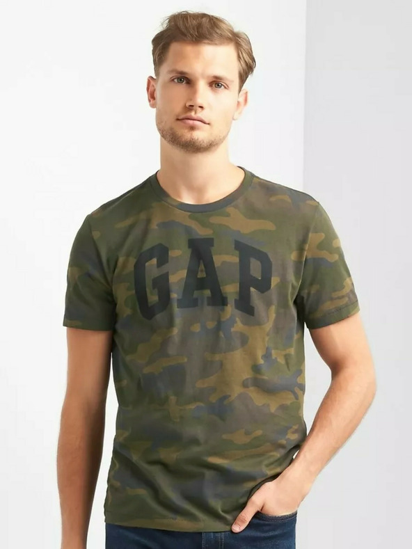 GAP T-Shirt GAP Logo Camo Print