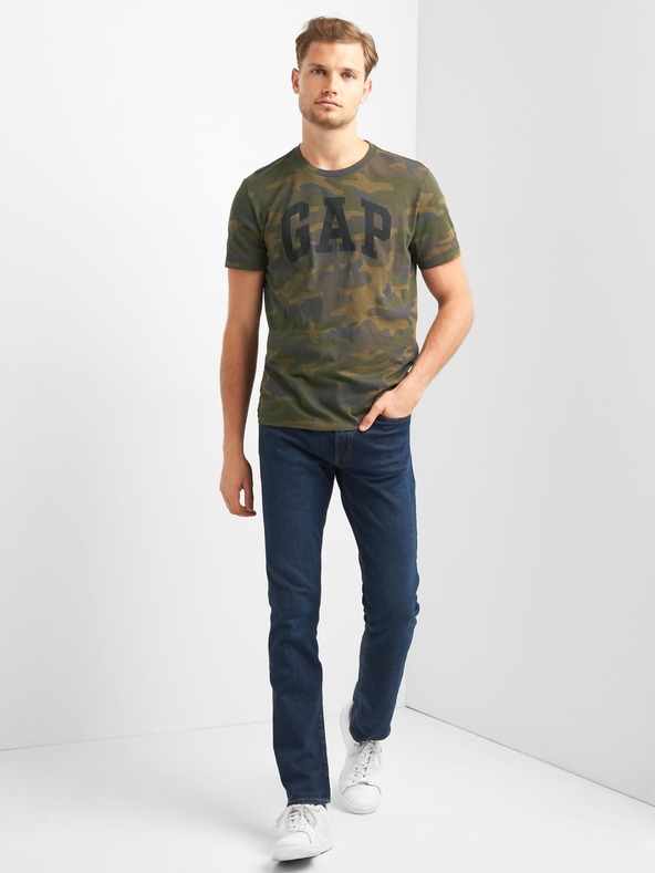 GAP T-Shirt GAP Logo Camo Print