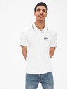 GAP Polo-Shirt GAP Logo Pique Stretch