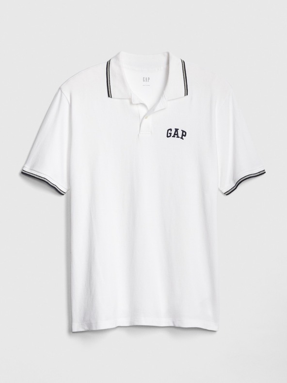 GAP Polo-Shirt GAP Logo Pique Stretch
