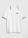 GAP Polo-Shirt GAP Logo Pique Stretch