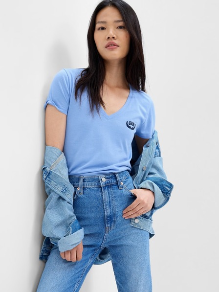 GAP T-Shirt mit V-Ausschnitt GAP