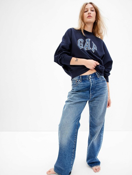 GAP Sweatshirt mit Leoparden-GAP Logo