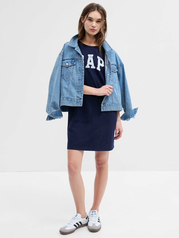 GAP T-Shirtkleid mit GAP Logo