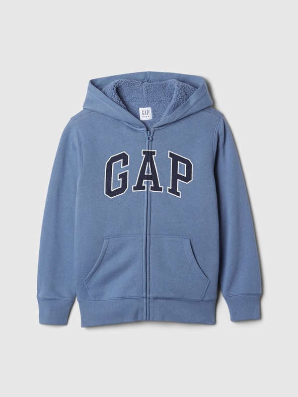 GAP Kinder-Sherpa-Sweatjacke mit Logo GAP