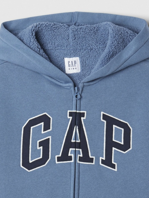 GAP Kinder-Sherpa-Sweatjacke mit Logo GAP