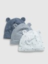 GAP Baby Mützen mit Ohren, 3er-Pack GAP