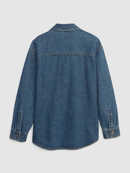 GAP Kinder-Denim-Hemdjacke im Oversize-Stil GAP