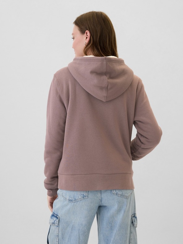 GAP Sherpa-Sweatshirt mit Logo GAP