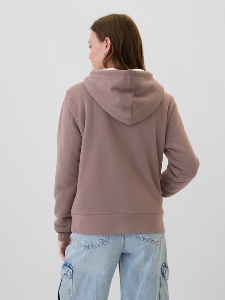 GAP Sherpa-Sweatshirt mit Logo GAP