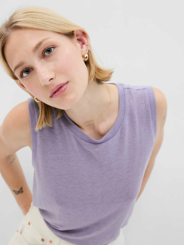 GAP Ärmelloses Leinen Top GAP