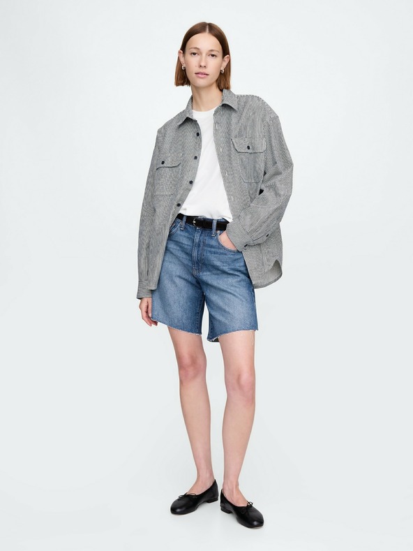 GAP Damen Loose Bermuda-Jeansshorts GAP
