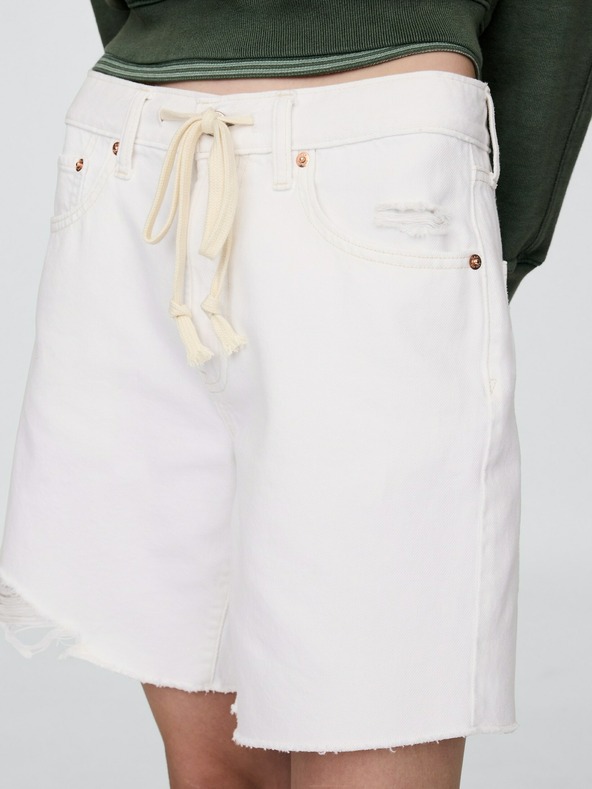 GAP Damen Jeans-Shorts Mid Rise 90er Loose Bermuda GAP