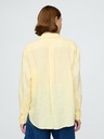 GAP Damen Leinen-Oversize-Hemd Big Shirt GAP