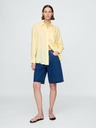 GAP Damen Leinen-Oversize-Hemd Big Shirt GAP