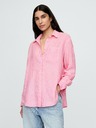 GAP Damen Leinen-Oversize-Hemd Big Shirt GAP
