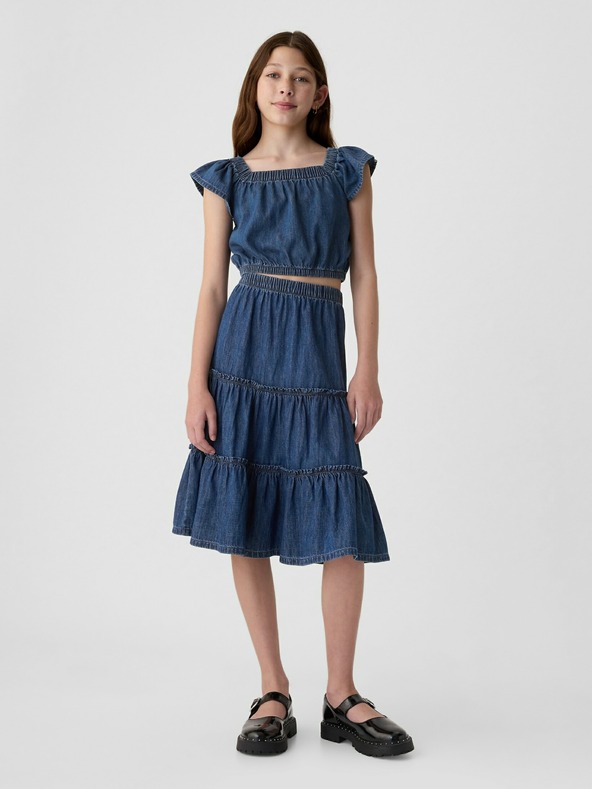 GAP Crop-Top aus Denim für Kinder GAP