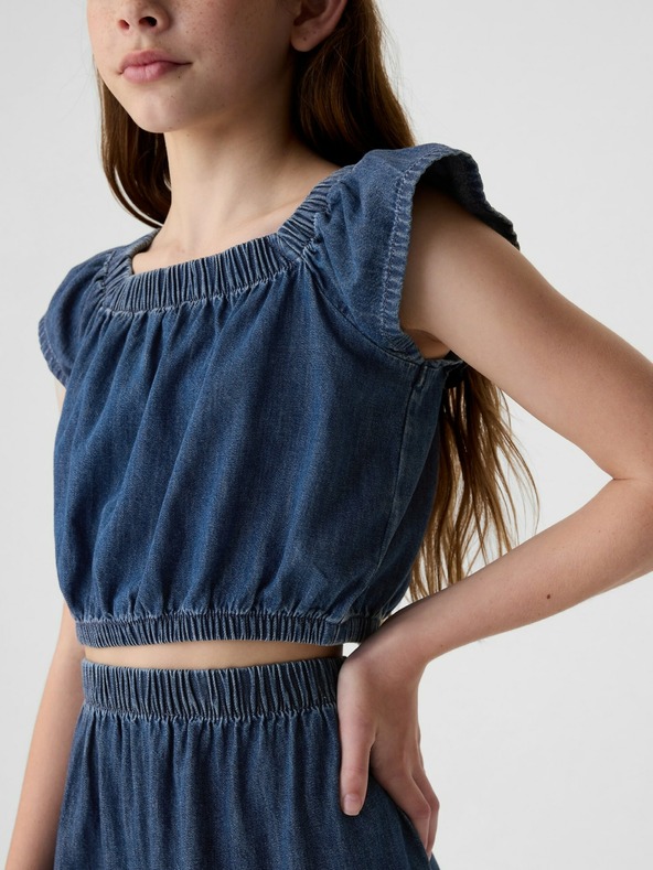 GAP Crop-Top aus Denim für Kinder GAP