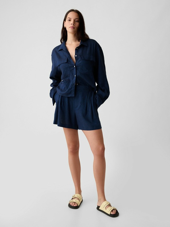 GAP Shorts aus Leinen High Rise GAP