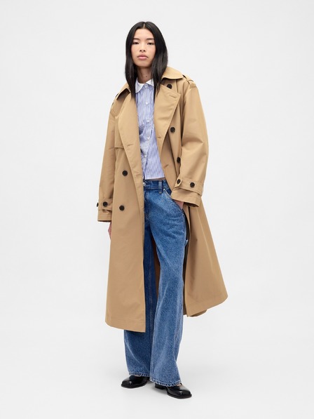GAP Damen-Trenchcoat mit Schleife am Rücken Gap × Sandy Liang GAP