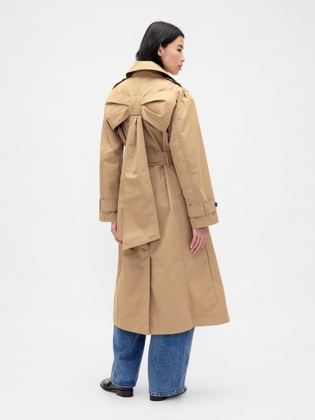 GAP Damen-Trenchcoat mit Schleife am Rücken Gap × Sandy Liang GAP
