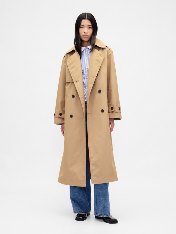 GAP Damen-Trenchcoat mit Schleife am Rücken Gap × Sandy Liang GAP