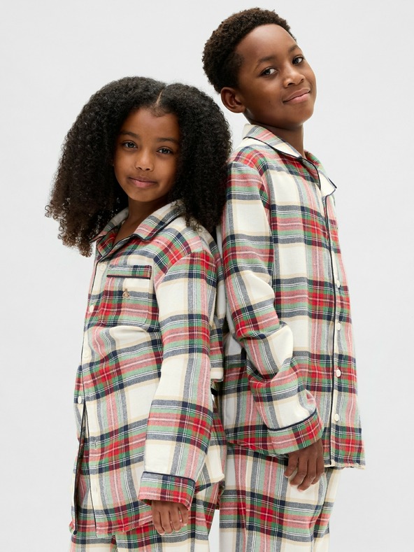 GAP Kinder Flanell Schlafanzugset Unisex GAP