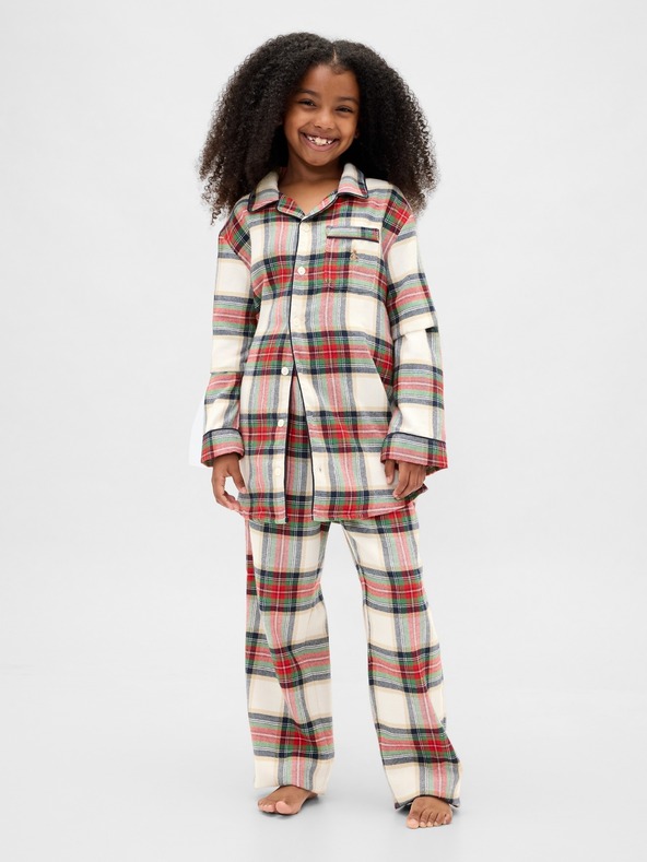 GAP Kinder Flanell Schlafanzugset Unisex GAP