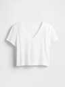 GAP Damen-Leinen-Crop-T-Shirt GAP